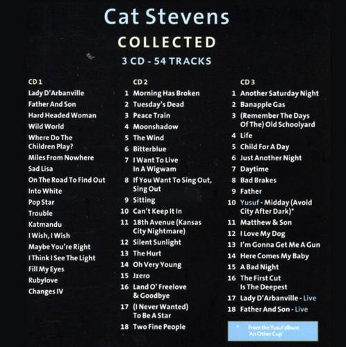 Cat Stevens Collected : Front